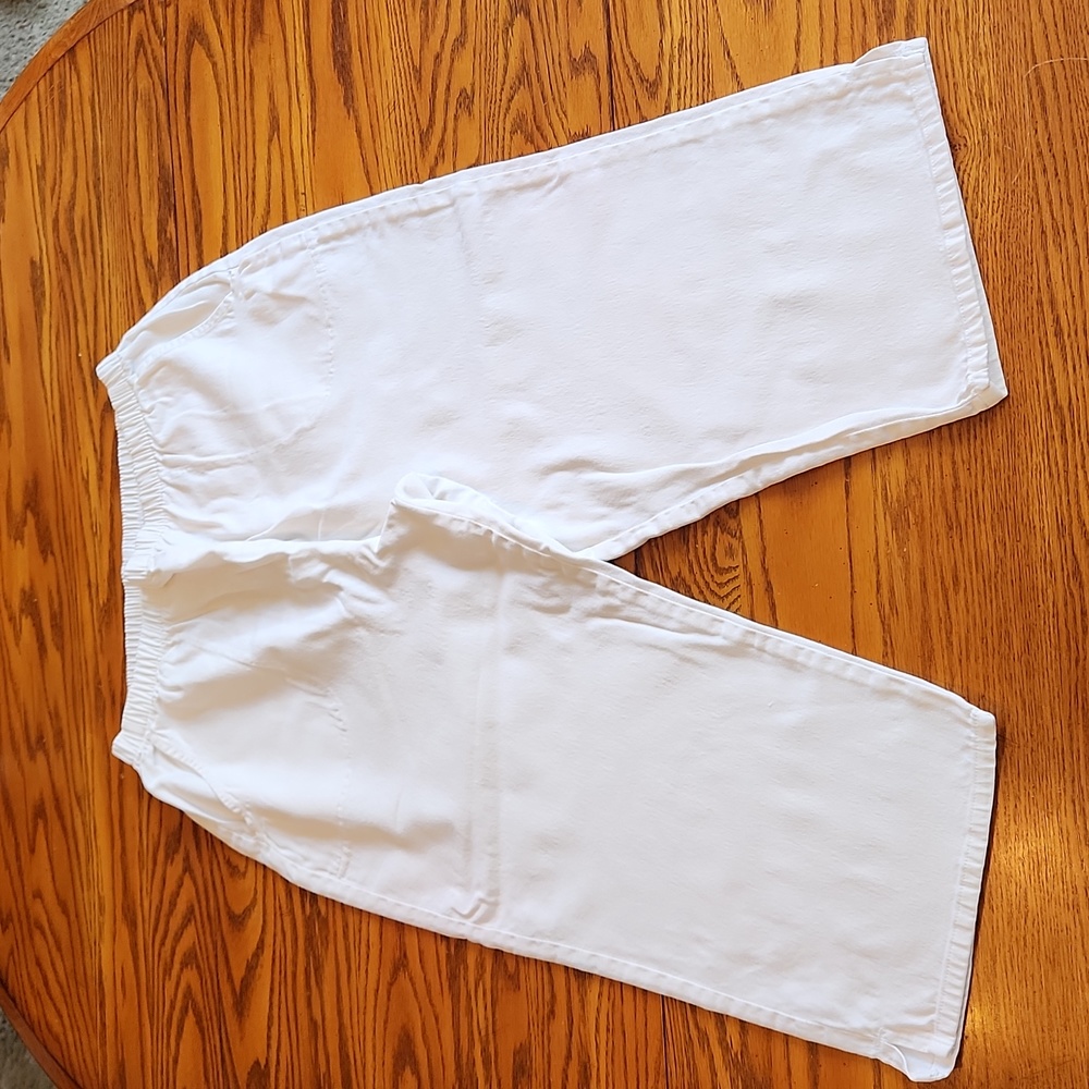 Demin & Co White Capri